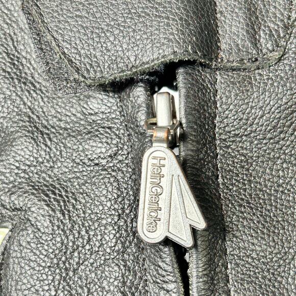 Rare Vintage Hein Gericke Leather Motorbike Jacket Size 52 Mens - Picture 6 of 16